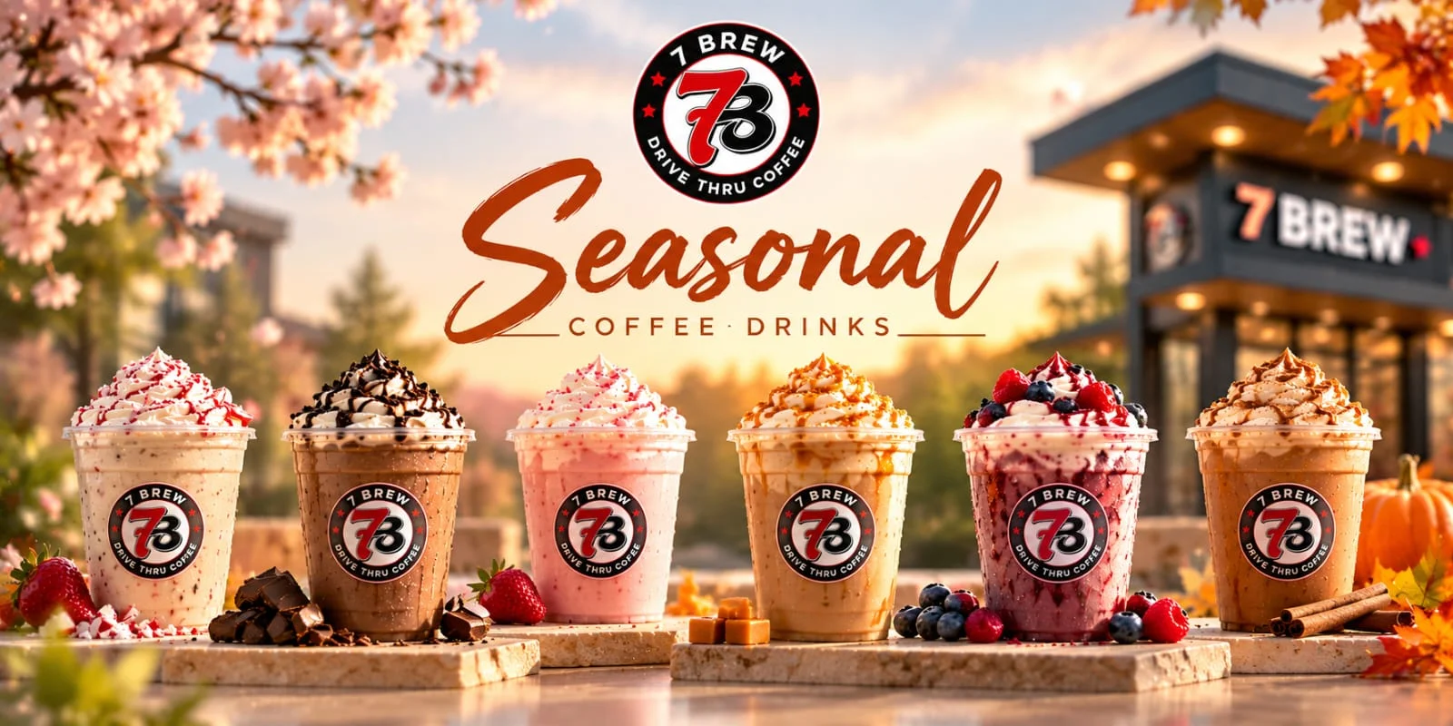 7 Brew seasonal coffee drinks: pumpkin spice and peppermint mocha