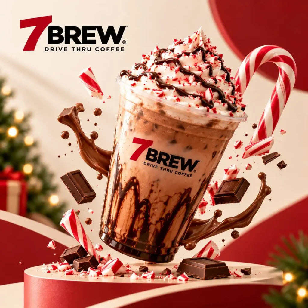 7 Brew Christmas Drinks 7 7 Brew Candy Cane Mocha