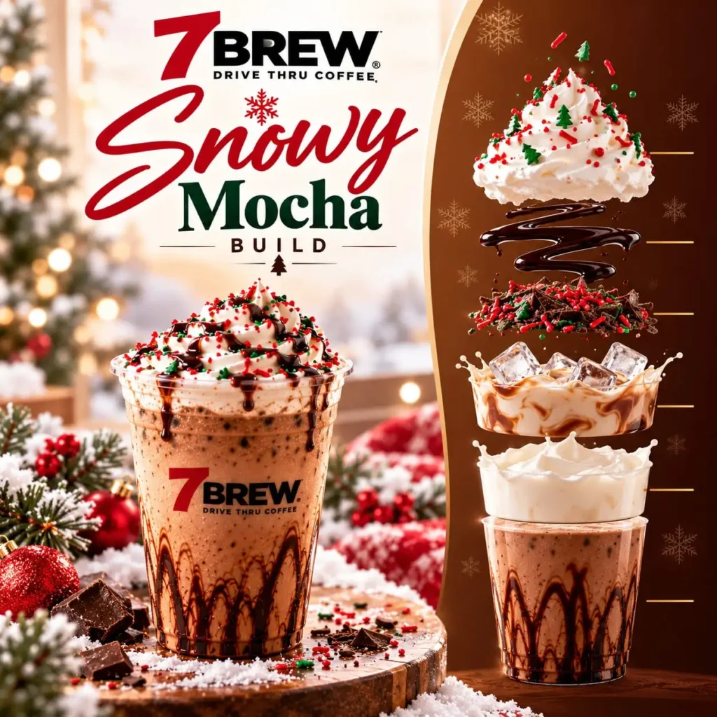 7 Brew Christmas Drinks 18 Fan-made snowy mocha drink at 7 Brew