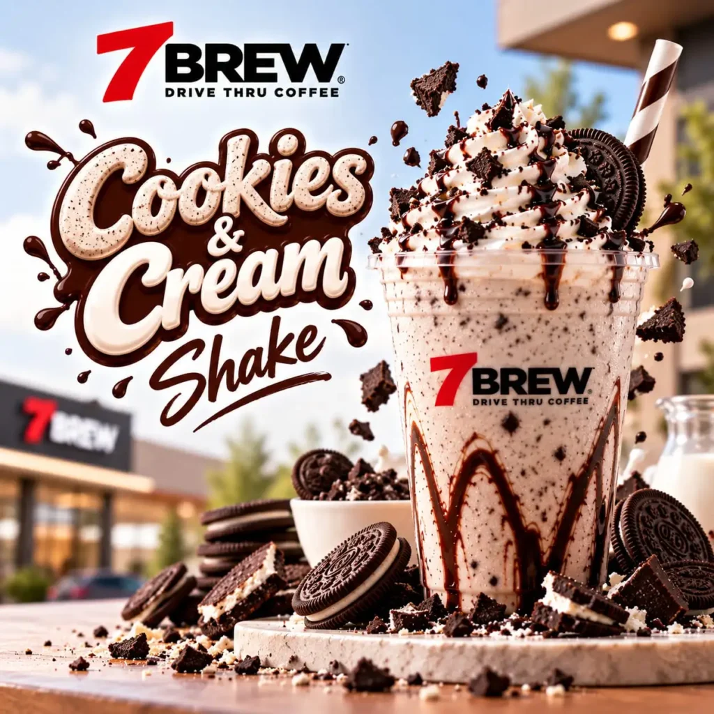 7 Brew Cookies & Cream Shake
