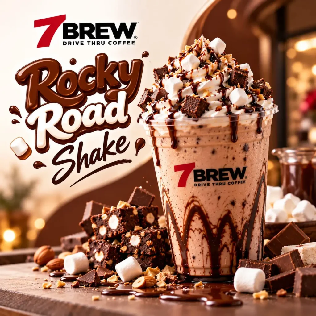 7 Brew Rocky Road Shake