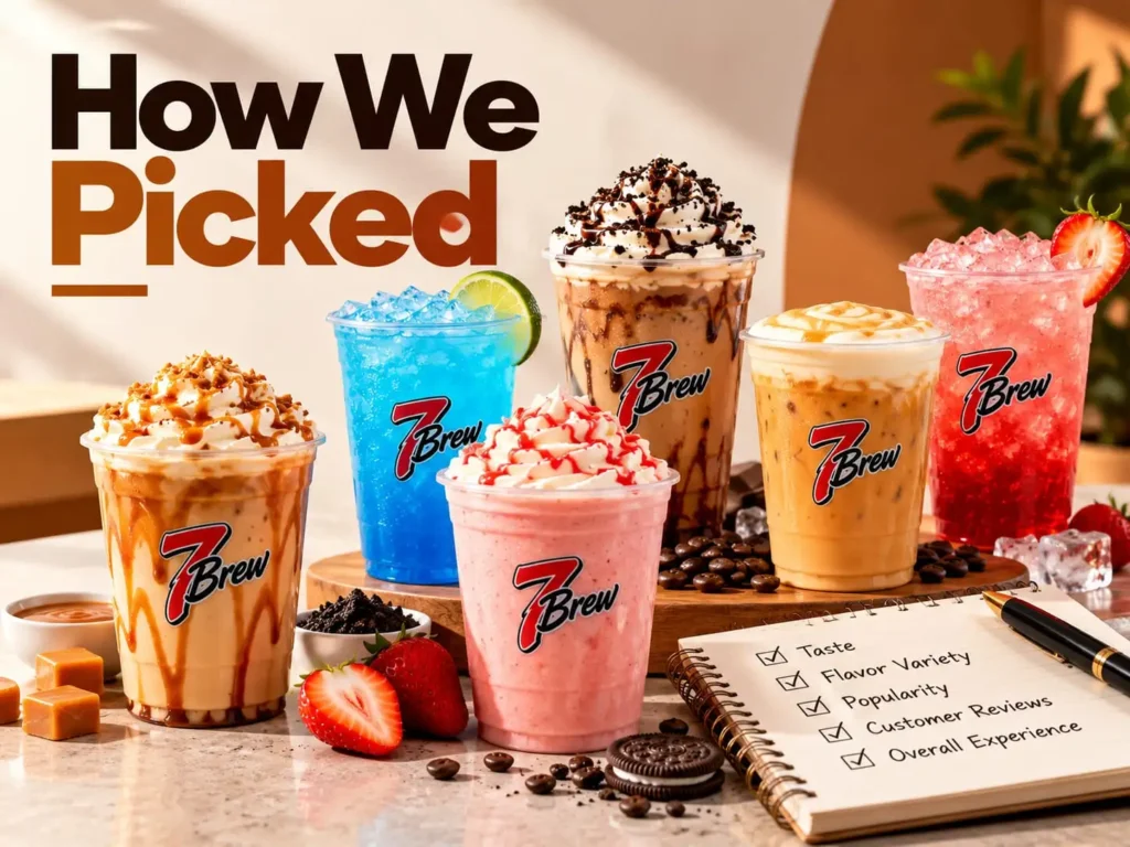How we picked the best 7 Brew drinks from the official menu board