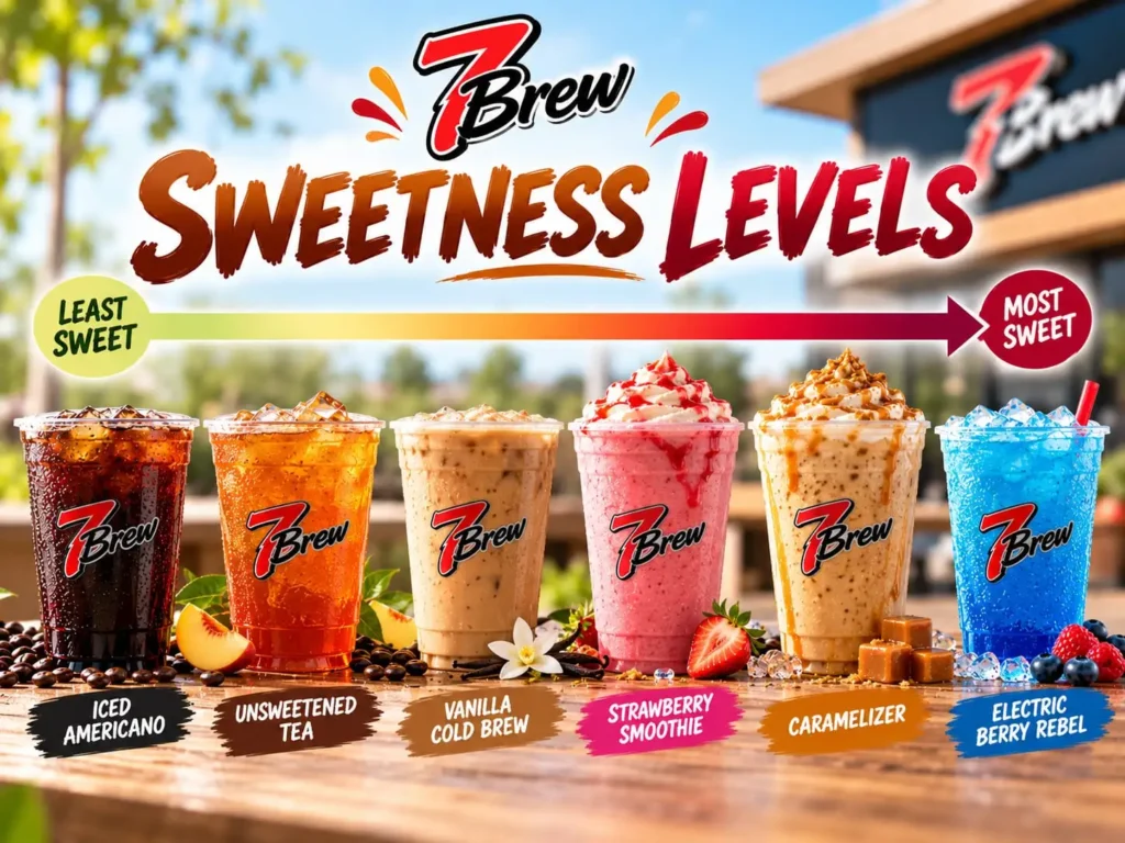 Good 7 Brew drinks to try by sweetness level