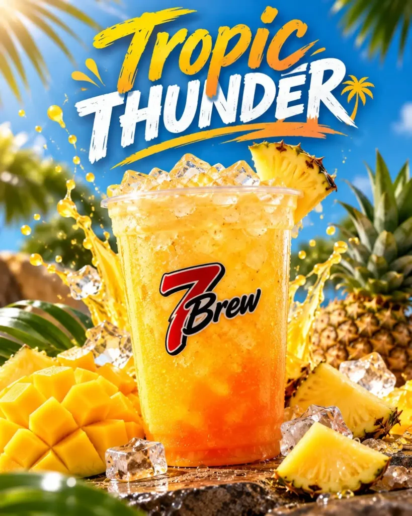 7 Brew pumpkin drinks: drinks: Tropic Thunder energy drink